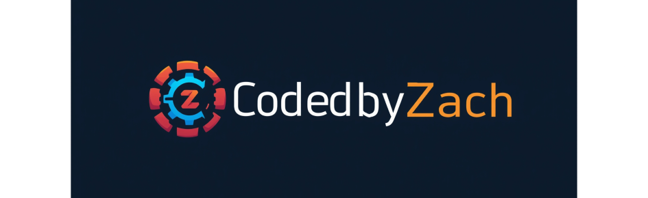Coded by Zach Official Server Discord Server Banner