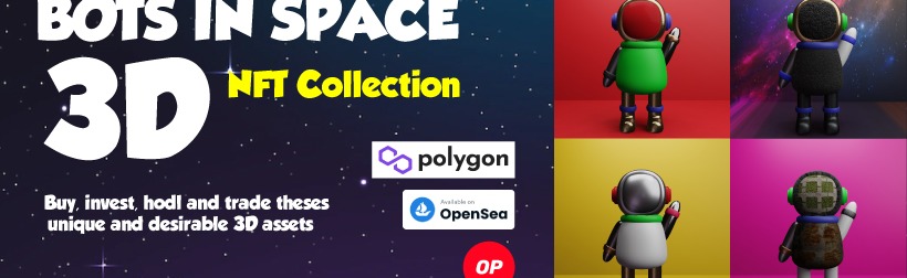 Bots in Space NFT Discord Server Banner