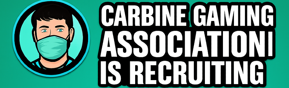 CGA (Carbine Gaming Association) Discord Server Banner