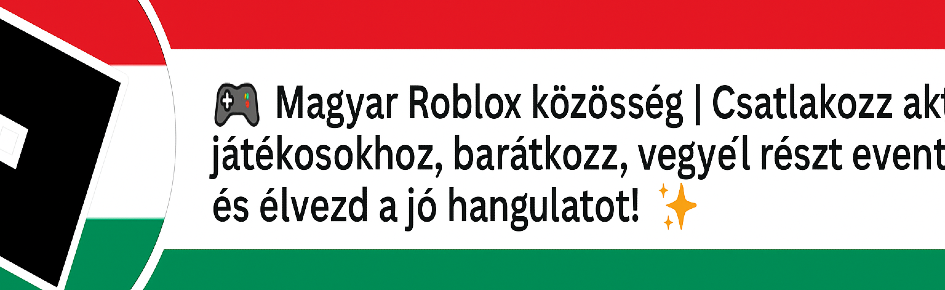 Hungarian Roblox Community Discord Server Banner