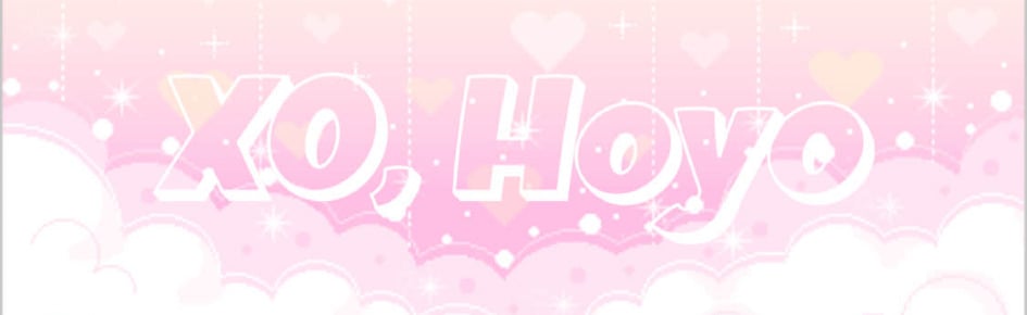 XO, Hoyo ♡ ₊˚﹕ Discord Server Banner