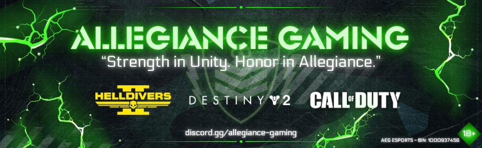 AEG ESPORTS Discord Server Banner