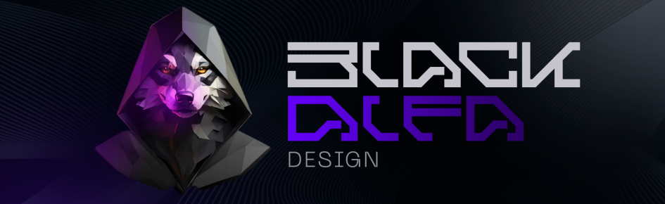 Black Alfa Design Discord Server Banner