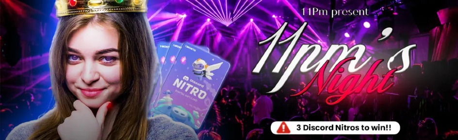 11pm Discord Server Banner