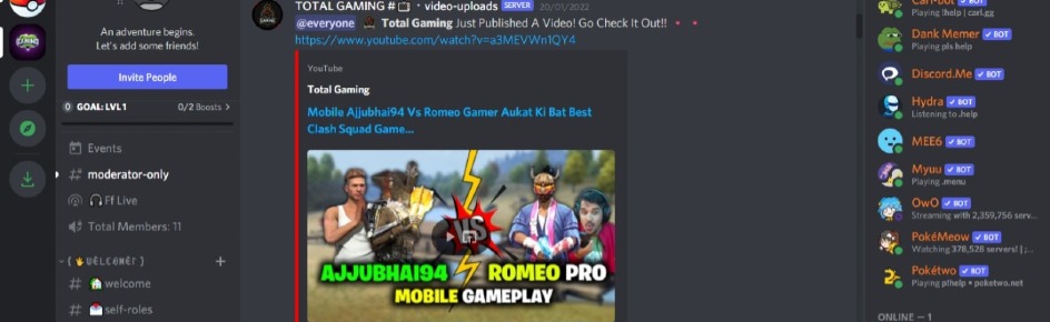 Gaming Server Discord Server Banner