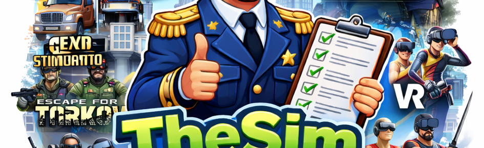 TheSimCommander Gaming Commuity Discord Server Banner