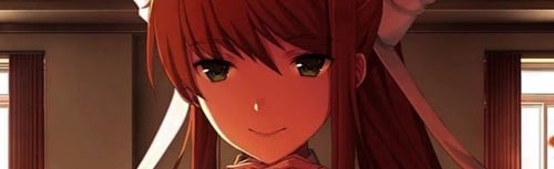 📗- Monika’s Clubroom -💚 Discord Server Banner