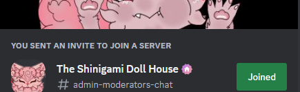 The Shinigami_Doll House Discord Server Banner