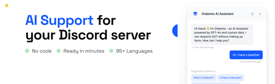 AskAI Ordemio Discord Server Banner