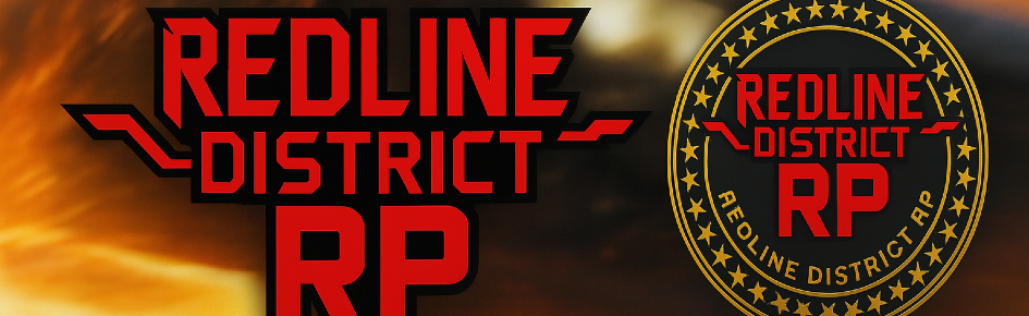 REDLINE-DISTRICT-RP Discord Server Banner