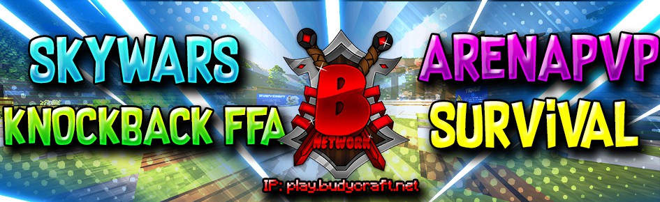 ★  BudyCraft Network  ★ Discord Server Banner