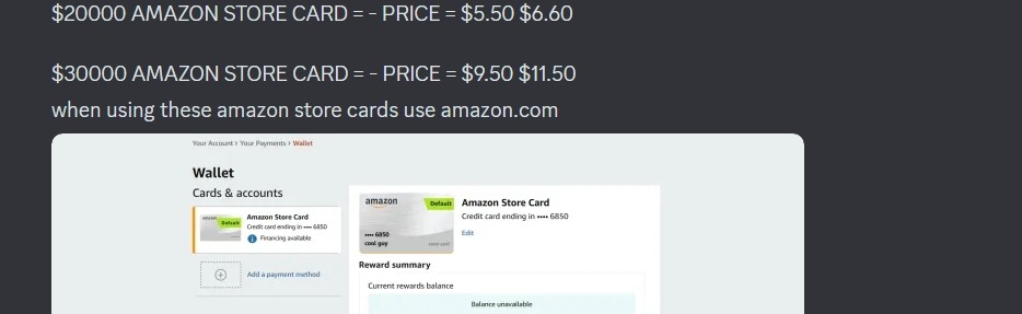 Amazon store card Discord Server Banner
