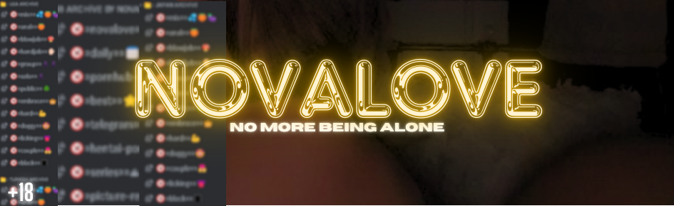 NOVALOVE Discord Server Banner
