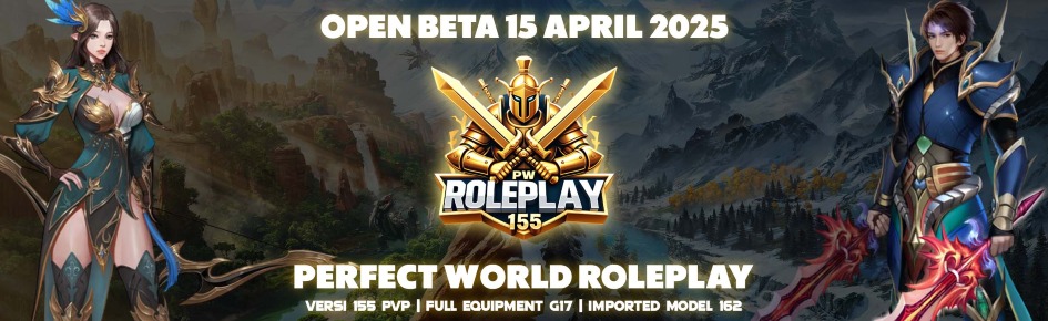 PW ROLEPLAY 155 PVP 2025 Discord Server Banner