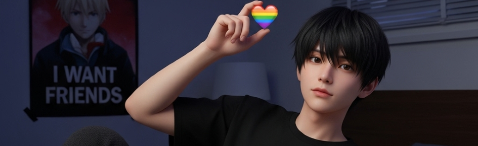 Rainbow Hearts Discord Server Banner