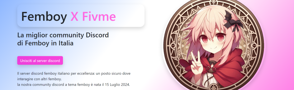 Femboys X Fivme Discord Server Banner