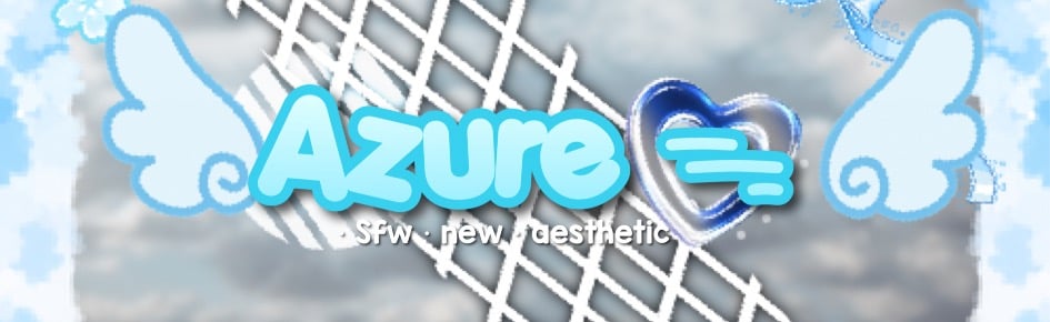 ⋆·˚ ༘ * Azure.  🐟🩵  ·˚ ༘ ꒱ Discord Server Banner