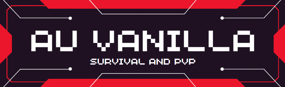 AU Vanilla Survival Discord Server Banner