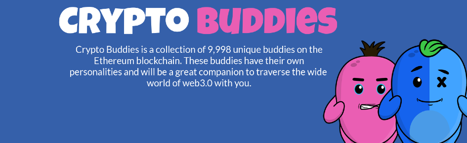 Crypto Buddies NFT Discord Server Banner
