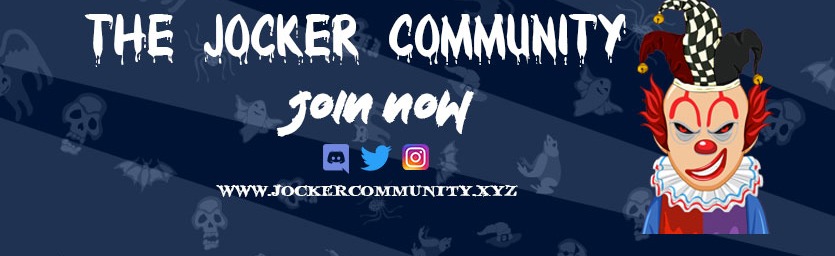 The Jocker Community Discord Server Banner