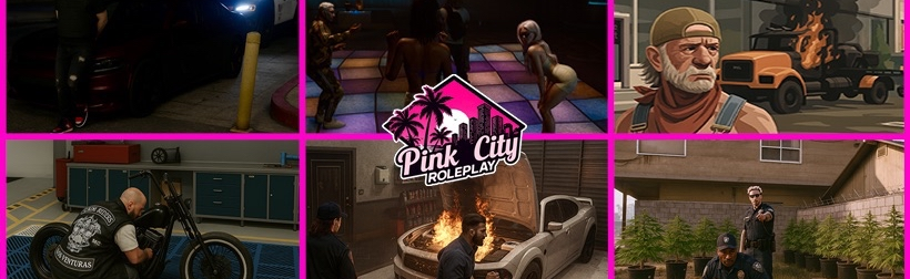 PINK CITY RP Discord Server Banner