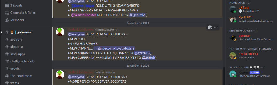 Guides Glove Grinders Discord Server Banner