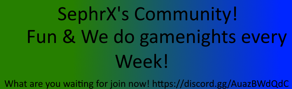 SephrX's place Discord Server Banner