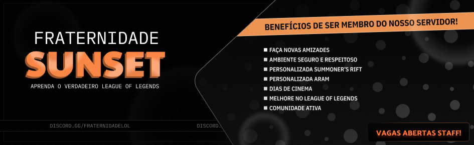 FRATERNIDADE SUNSET Discord Server Banner