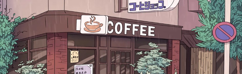 café lueur Discord Server Banner