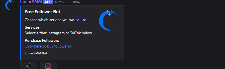 FOLLOWERS FREE Discord Server Banner