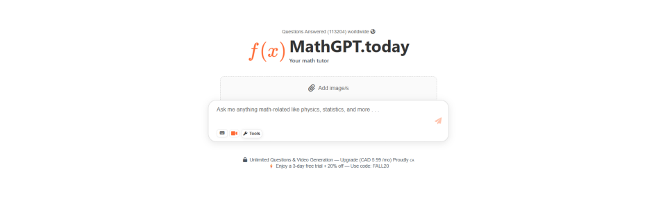 MathGPT Bot Discord Server Banner
