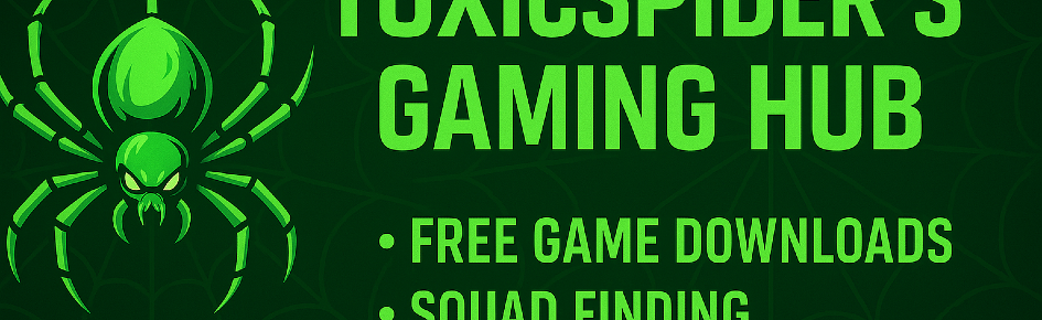 ToxicSpider's Gaming Hub Discord Server Banner