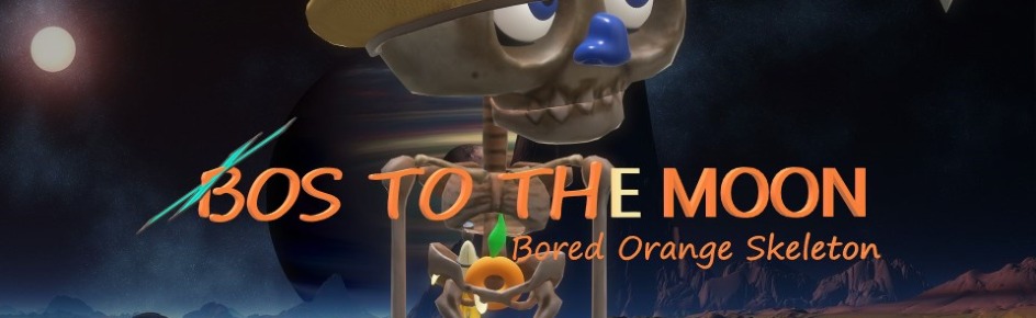 Bored Orange Skeleton Discord Server Banner