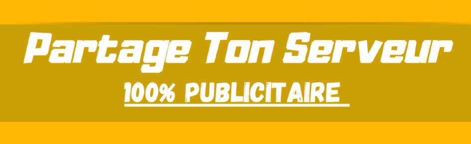 Partage Ton Serveur Discord Server Banner