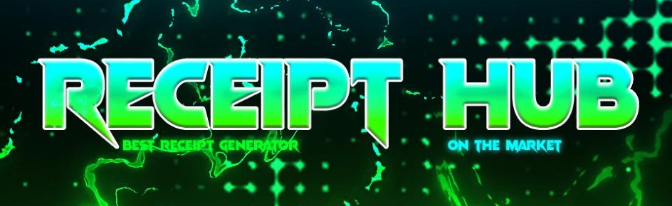 ReceiptHub - #1Receipt Generator Discord Server Banner