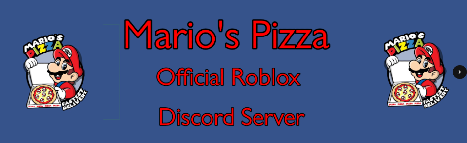 Mario's Pizza Roblox Discord Server Banner