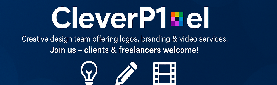 CleverP1xel • Freelance Design Discord Server Banner