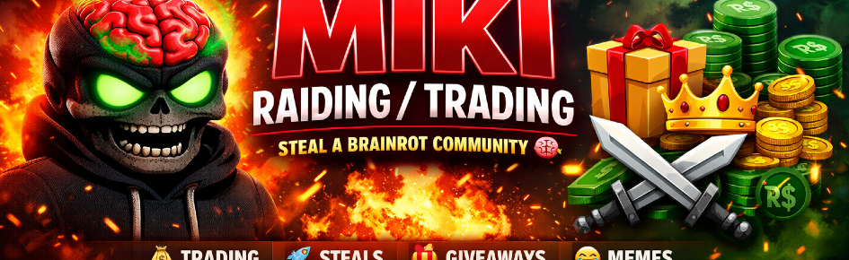 Miki Raiding/Trading Discord Server Banner