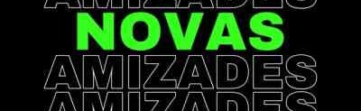 novas amizades Discord Server Banner