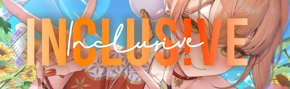 𝐈𝐧𝐜𝐥𝐮𝐬!𝐯𝐞 🍊 Discord Server Banner