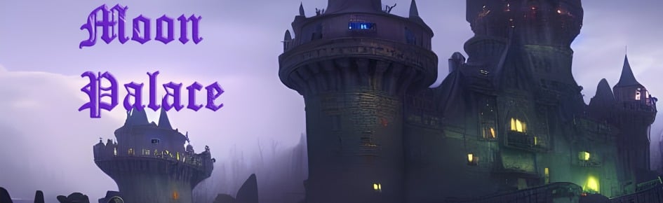 The Dusty Moon Palace Discord Server Banner