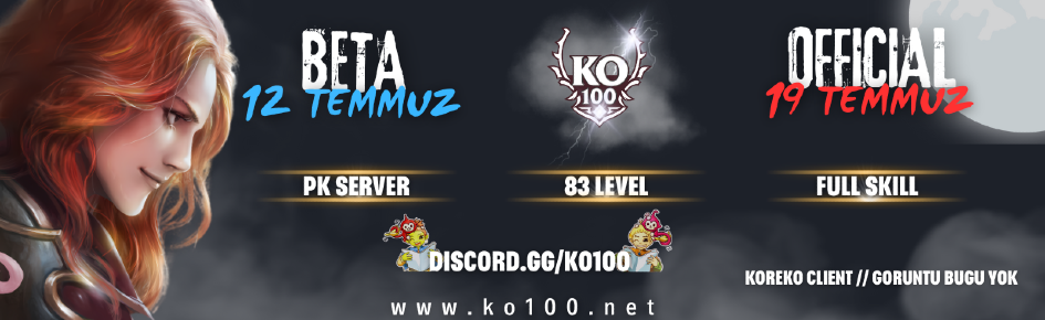 KO100 Light Farm / PK Server Discord Server Banner