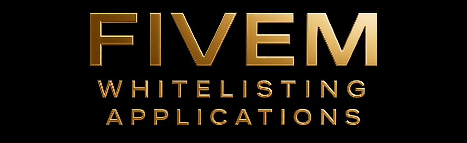 FiveM Whitelisting Applications Discord Server Banner