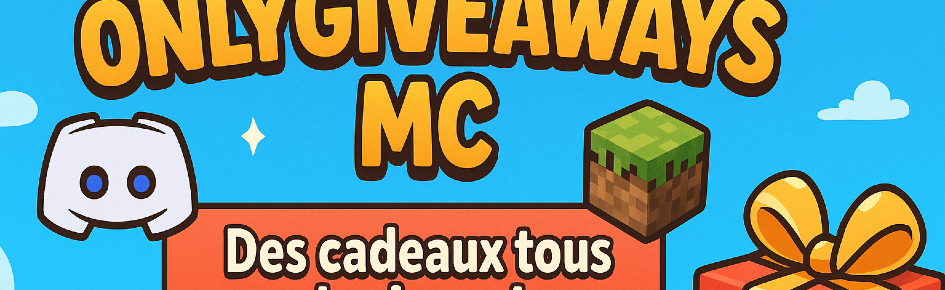 🎁・OnlyGiveaways MC Discord Server Banner