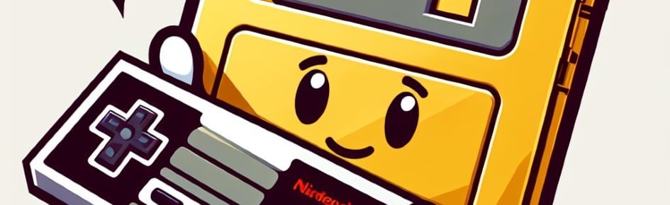 Golden Floppy Disk Gaming Discord Server Banner