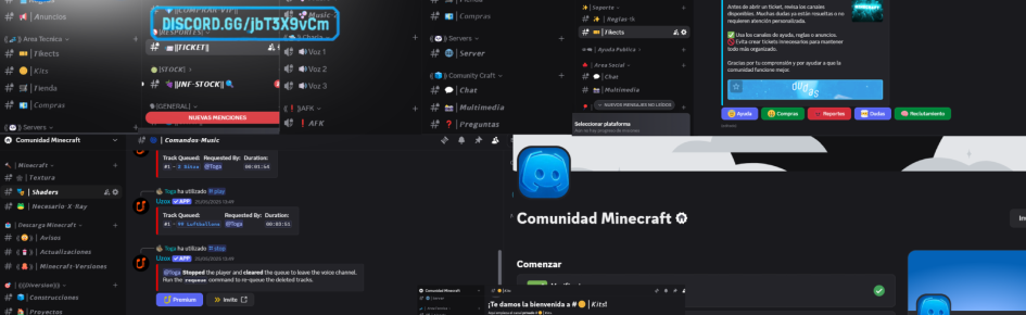 Comunidad Minecraft Español Discord Server Banner