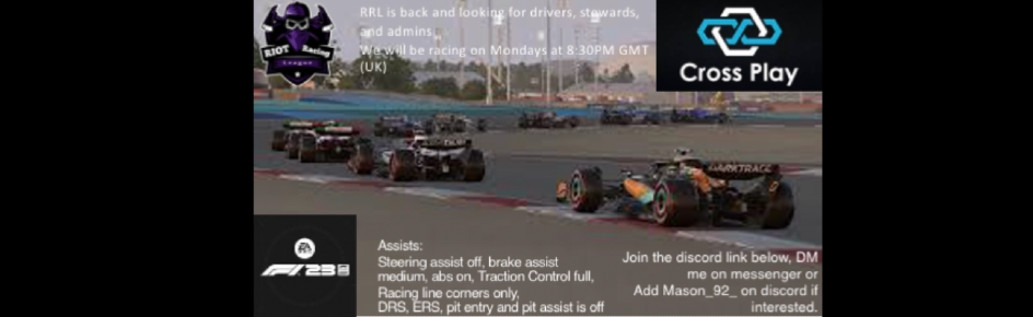 Riot Racing League Discord Server Banner