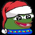 Pepe Emoji Christmas Edition Icon