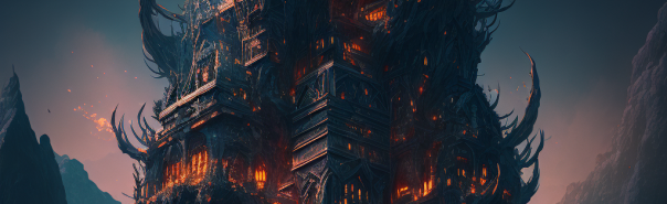 🔥 Flame Fortress Large Banner