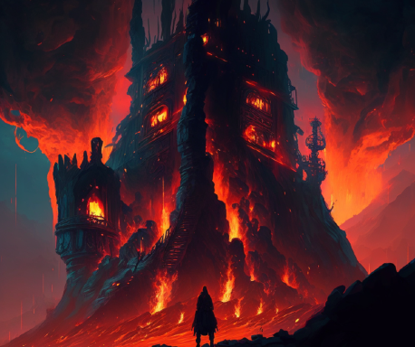 🔥 Flame Fortress Small Banner